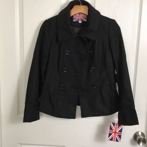 Women’s Miss London Double Breasted Coat